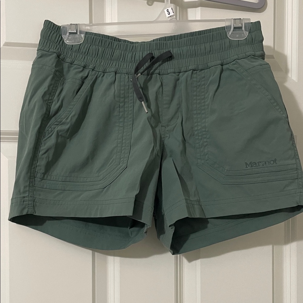 Marmot Women's Athletic Green Shorts